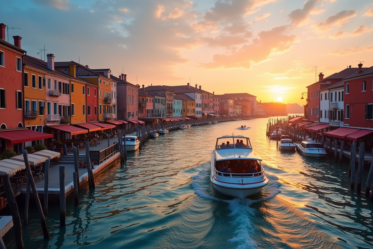 Horaires du dernier ferry de Burano à Venise: informations et planning