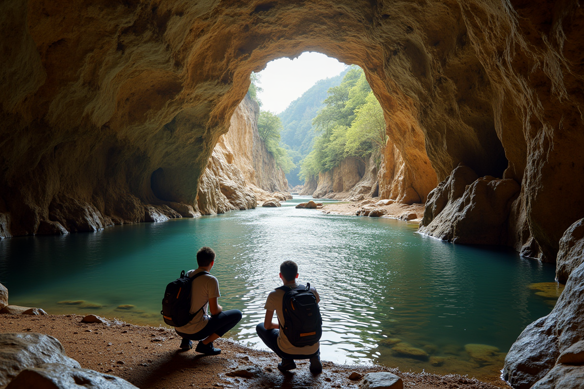 Deux jeunes hommes près d